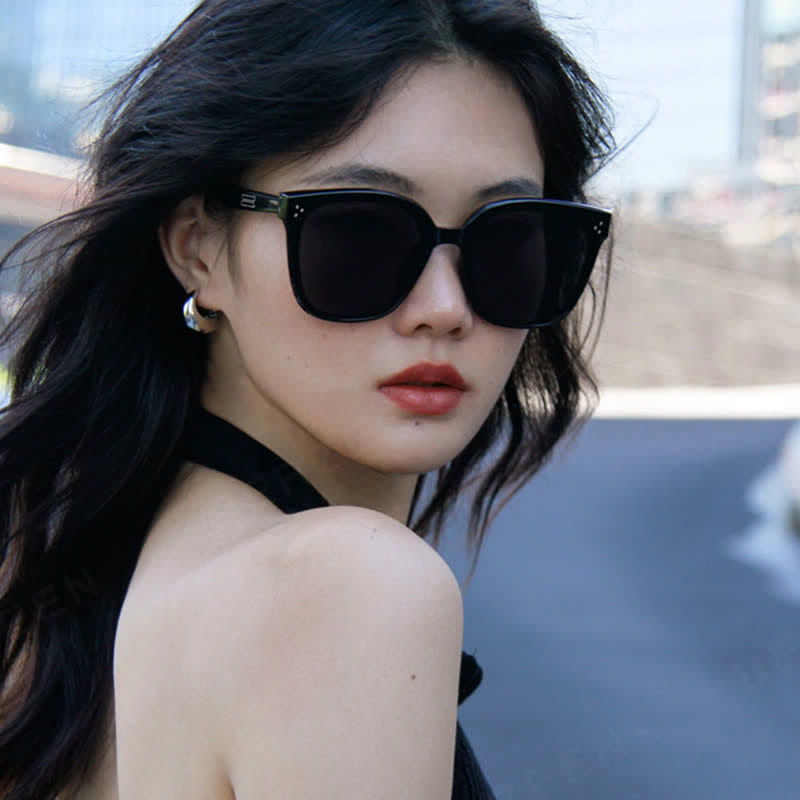 Spykay™ SG60779 Fashion Square Frame Sunglasses with Nylon Lenses