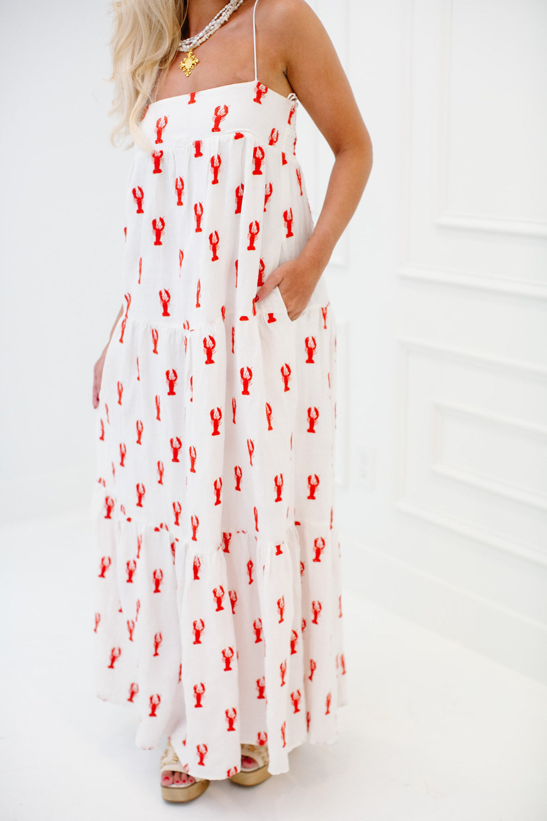 White Lobster - Print Maxi Dress