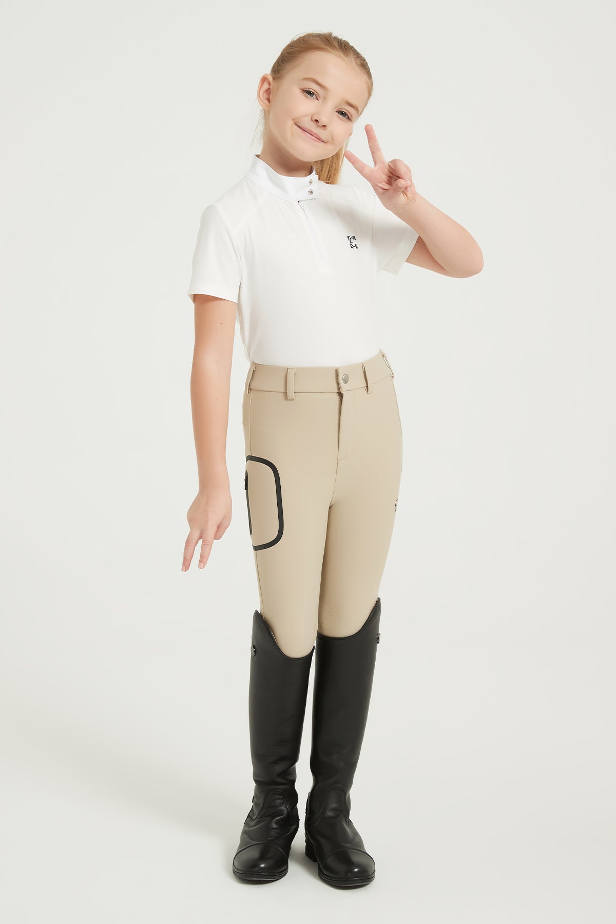 Kids' Unisex Ultralight Max Knee Grip Breeches