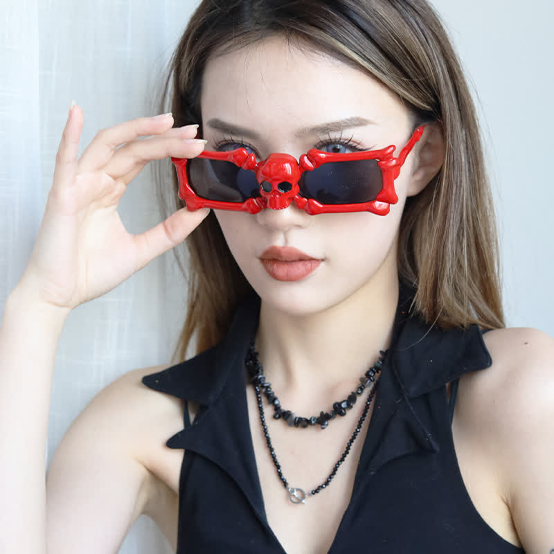 Spykay™ SG60989 Halloween Spider Bat Pumpkin Skull Bloodshot Sunglasses for Women Men
