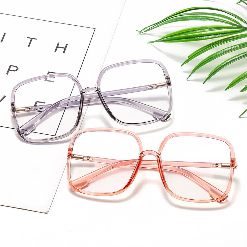 Spykay™ EG26770 Square Frame Classic Oversized Anti-blue Light Glasses