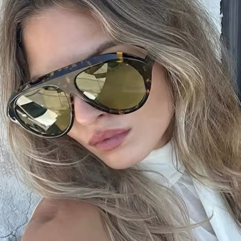 Spykay™ SG60857 Hipster Oversized Frame Aviator Sunglasses