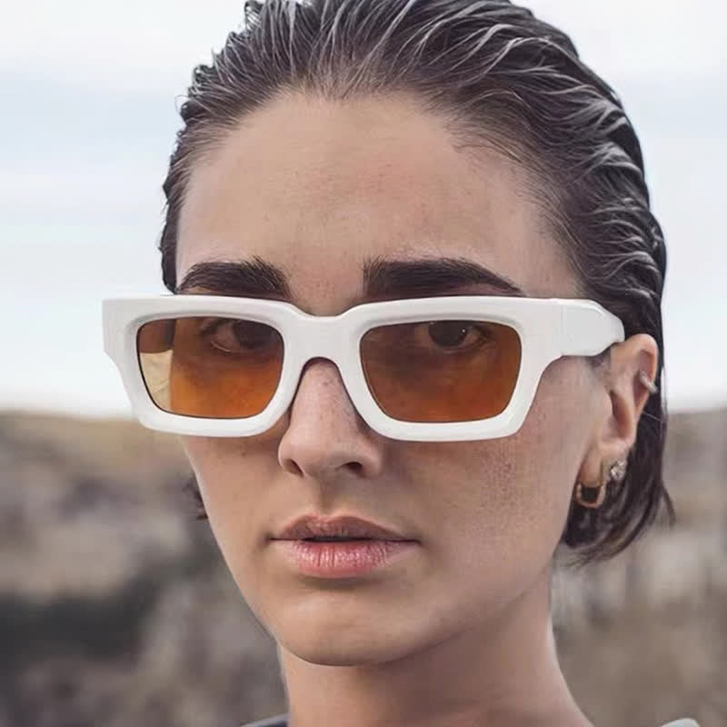 Spykay™ SG60855 Rectangle Frame Unisex Hipster Sunglasses