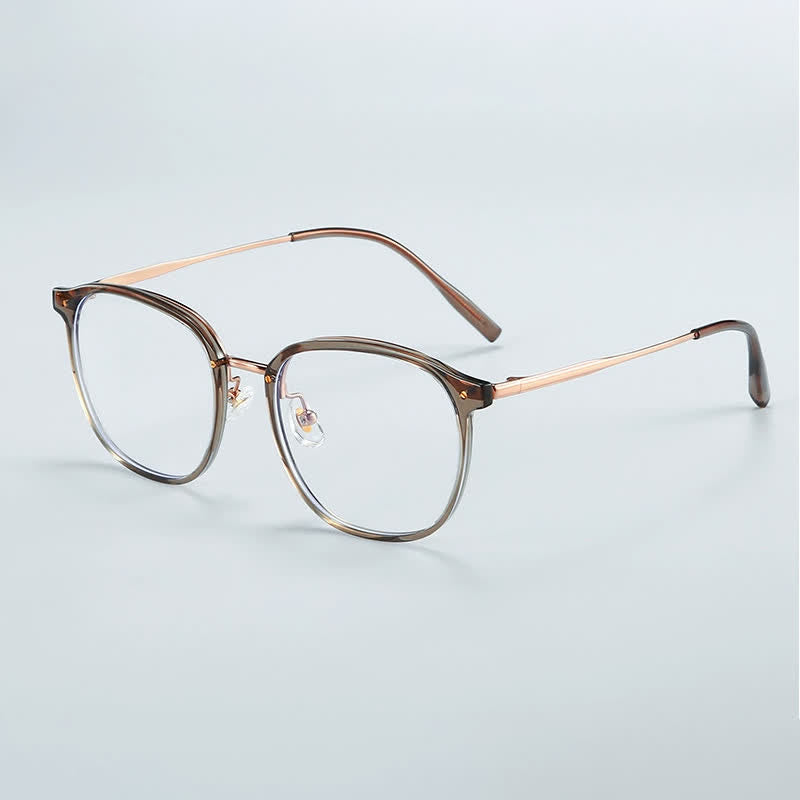 Spykay™ EG26711 Simple Round Titanium Frame Anti-blue Light Glasses
