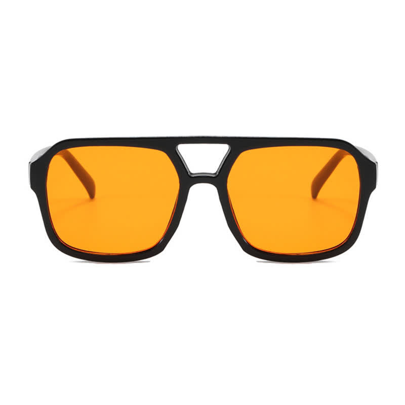 Spykay™ SG60718 Double Bridges Square Frames Retro-Vintage Sunglasses