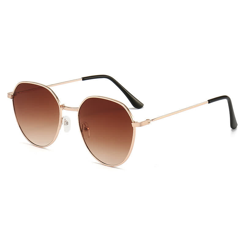 Spykay™ SG60749 Round Frame Metal Temples Vintage Sunglasses