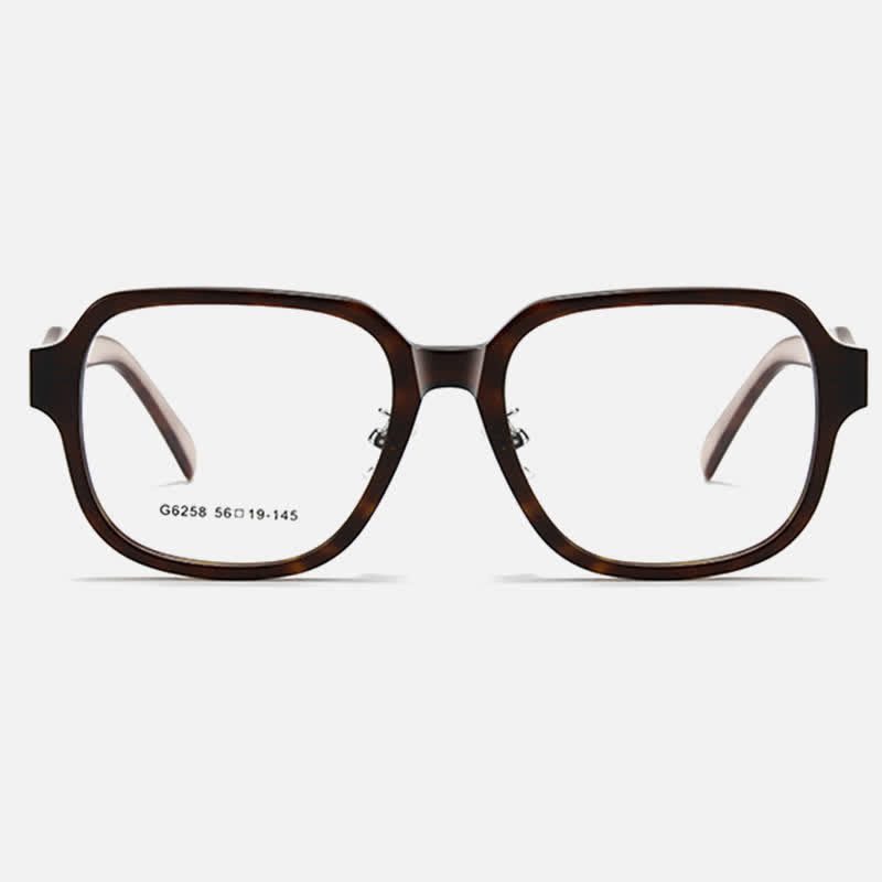 Spykay™ EG26792 Classic Tortoise Shell Pattern Square Frame Anti-blue Light Glasses