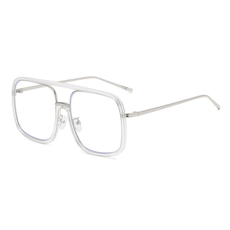 Spykay™ EG26683 Anti-blue Light Flat Top Square Frame Double Bridges Glasses