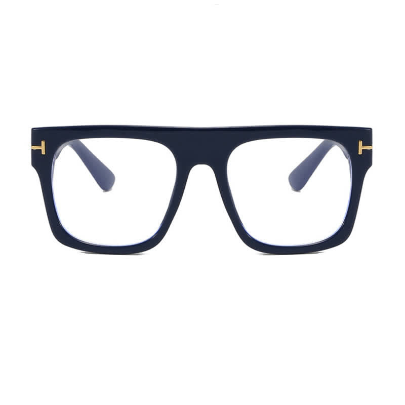 Spykay™ EG26668 Anti-blue Light 'T' Design Square Frames Oversized Eyeglasses