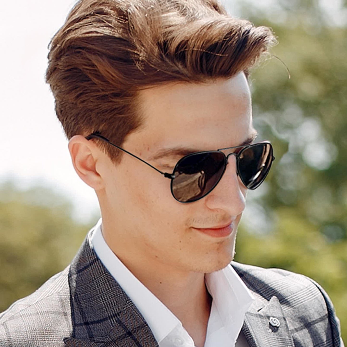 Spykay™ SG60978 Hipster Metal Retro Aviator Sunglasses