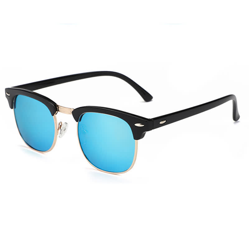 Spykay™ SG60929 Semi-Rimless Polarized Square Frame Browline Sunglasses for Fishing&Driving