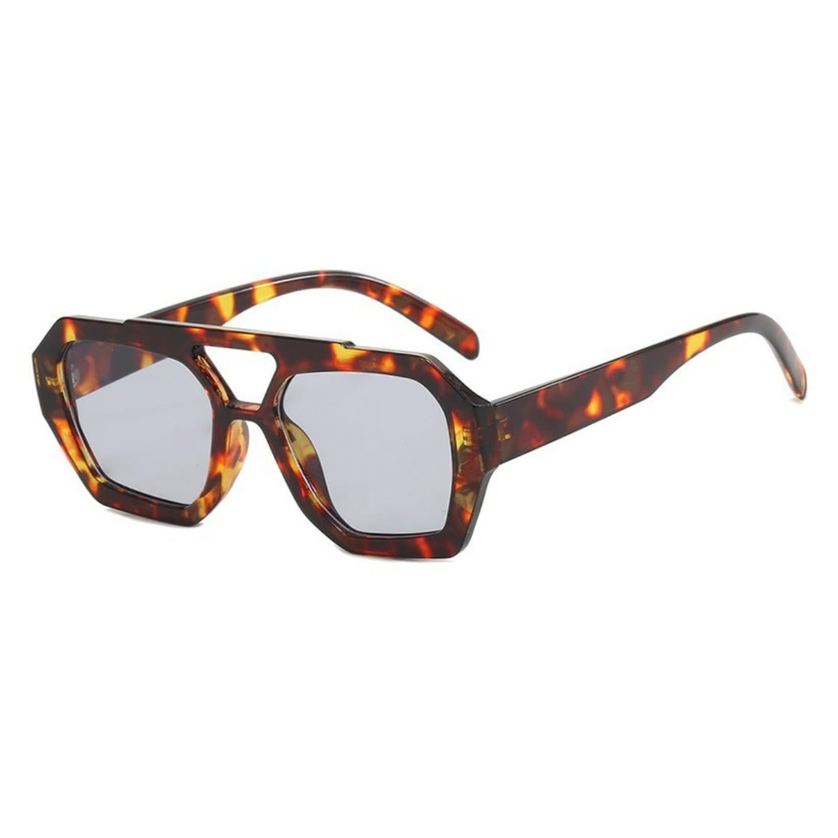 Spykay™ SG1024 Unique Double Bar Irregular Personality Retro Sunglasses