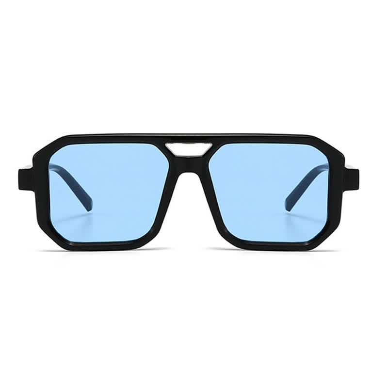 Spykay™ SG60742 Double Bridges Geometric Frame Driving Sunglasses