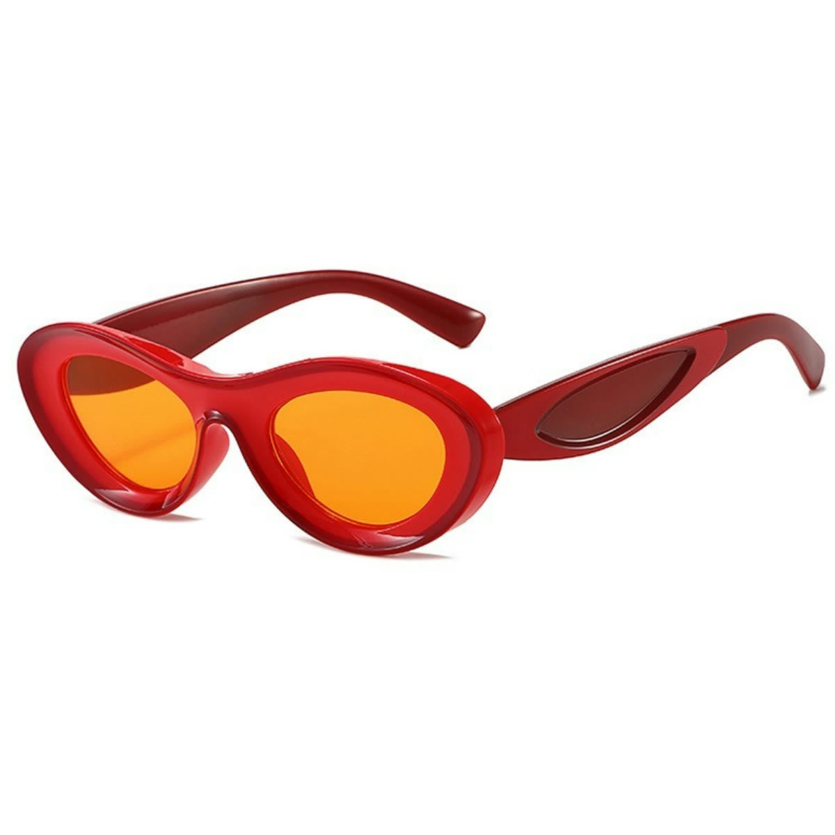 Spykay™ SG1011 Y2K Oval Frame Dopamine Color Sunglasses