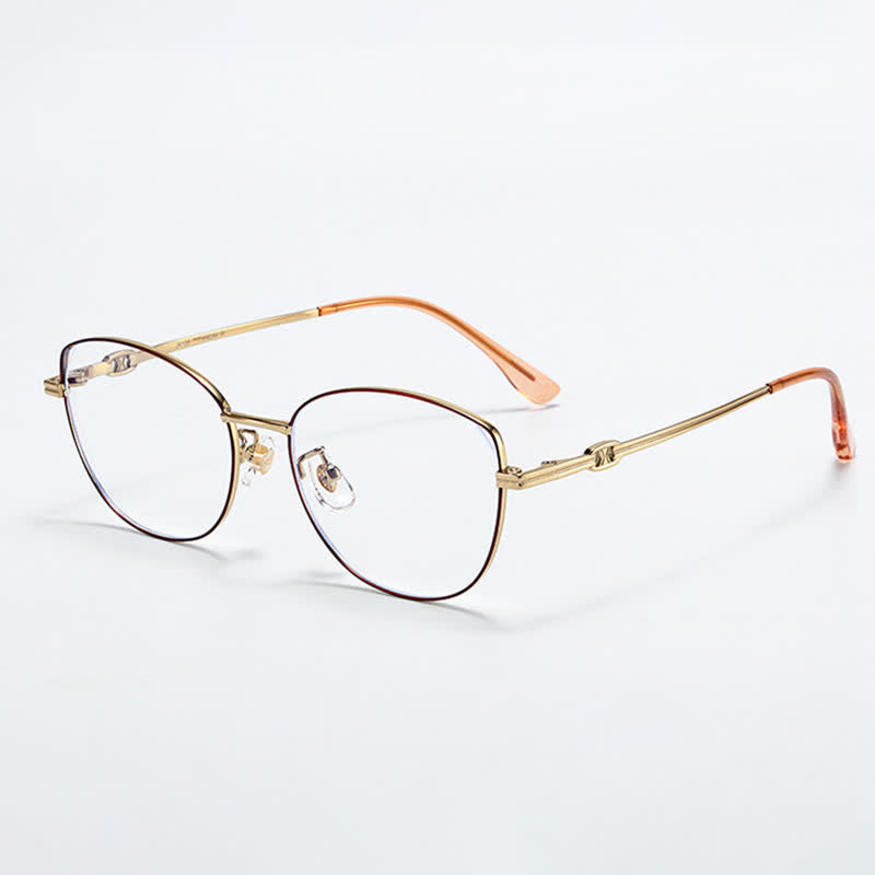 Spykay™ EG26802 Lightweight Cat-Eye Titanium Frame Anti-blue Light Glasses