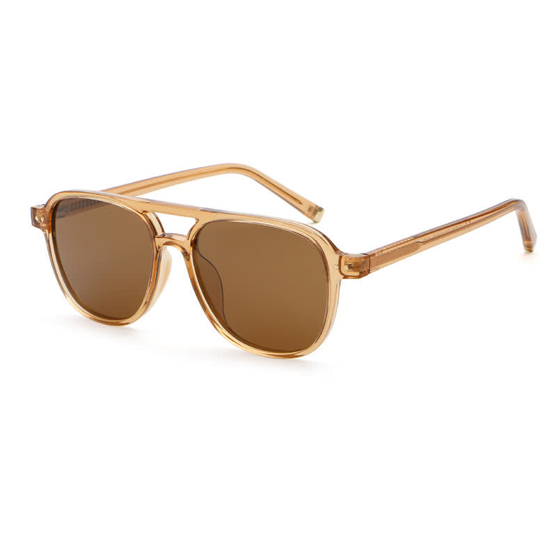 Spykay™ SG60736 Double Bridges Polarized Aviator Sunglasses