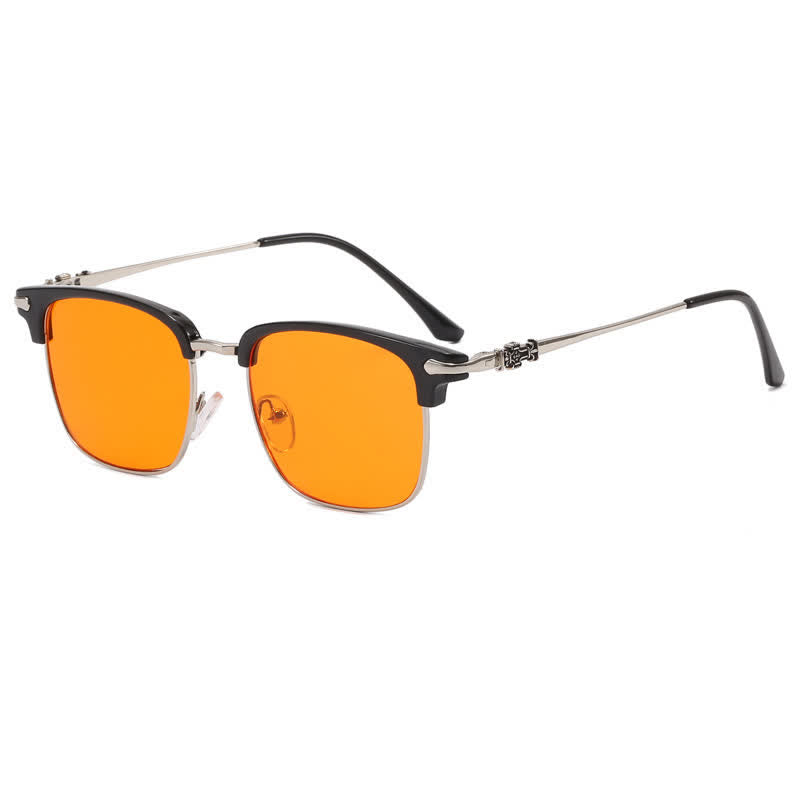 Spykay™ SG60827 Square Frame Trendy Browline Sunglasses