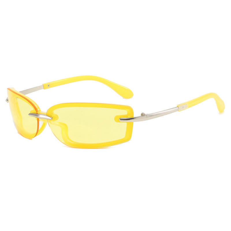 Spykay™ SG60850 Y2K Rimless Rectangle Frame Sunglasses