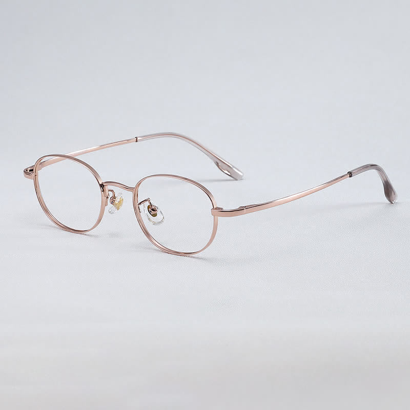 Spykay™ EG26730 Small Round Titanium Frame Anti-blue Light Glasses