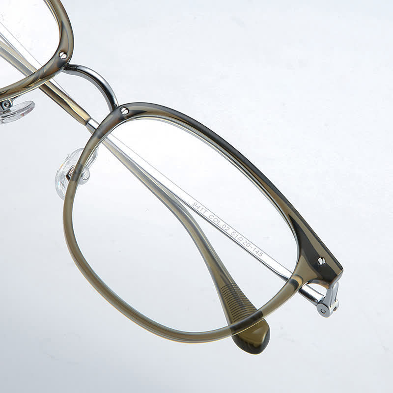 Spykay™ EG26728 Square Titanium Frame Anti-blue Light Glasses