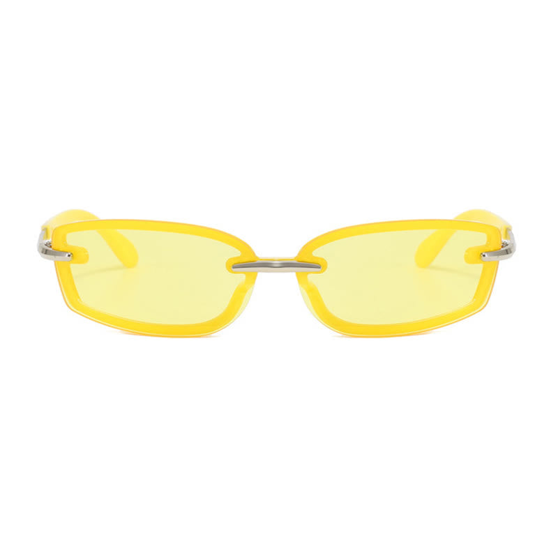Spykay™ SG60850 Y2K Rimless Rectangle Frame Sunglasses