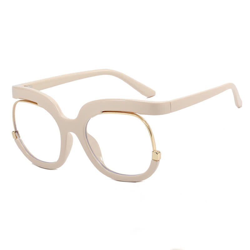 Spykay™ EG26670 Anti-blue Light Round Frames Owl Oversized Eyeglasses