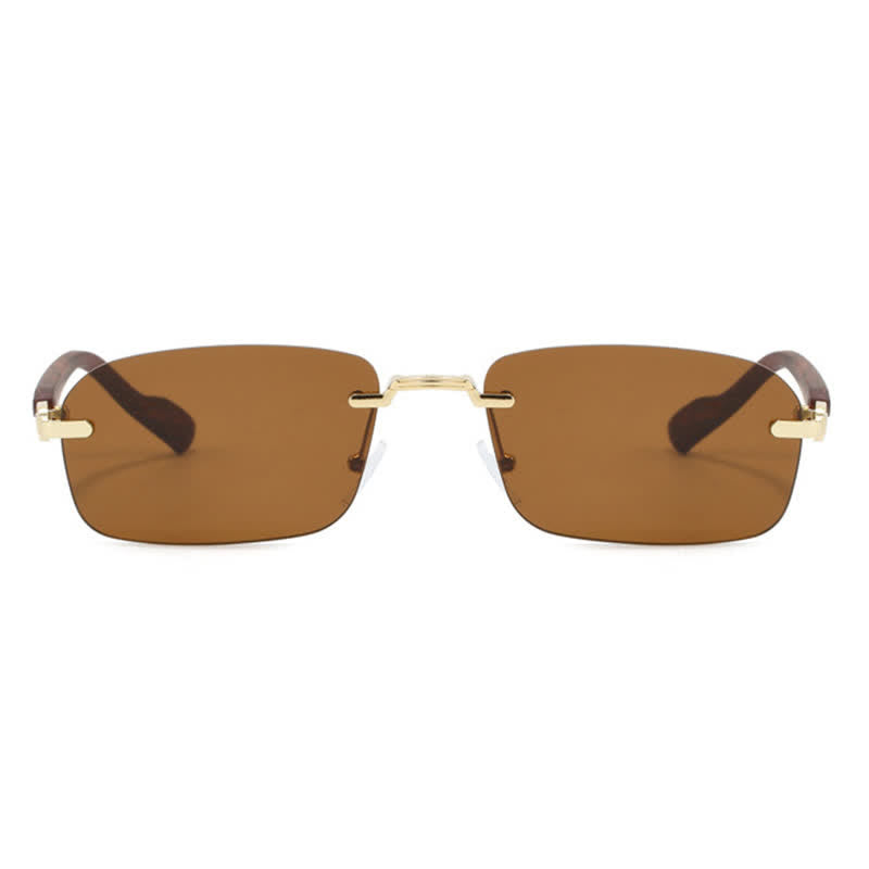 Spykay™ SG60831 Women's Rectangle Frame Rimless Sunglasses