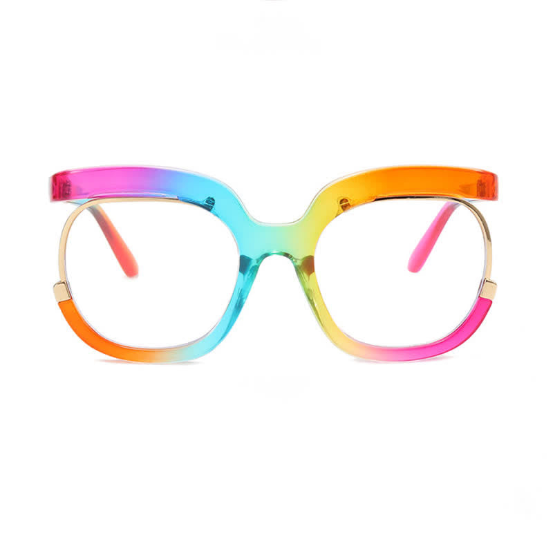 Spykay™ EG26670 Anti-blue Light Round Frames Owl Oversized Eyeglasses